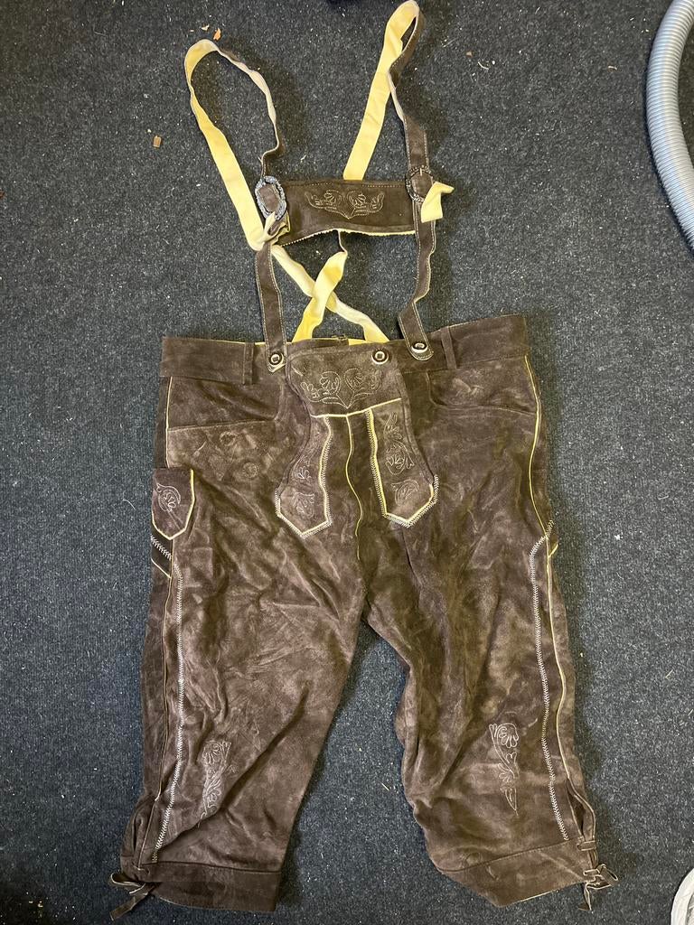 Lederhosen PartyXplosion Maat 60 - Zo Goed Als Nieuw!, Carnaval, Overige maten, Ophalen of Verzenden, Zo goed als nieuw
