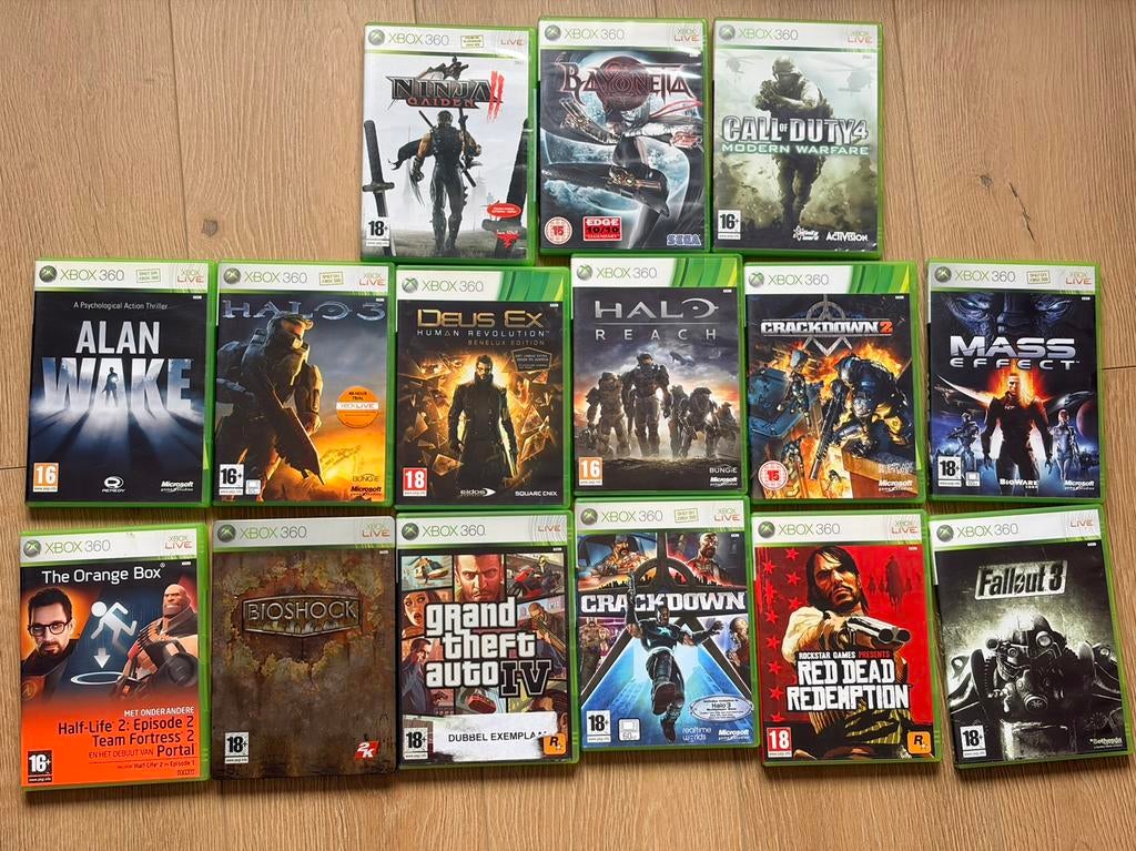 Xbox 360 pakket klassiekers, Ophalen of Verzenden, Gebruikt, Met games