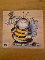 Penny Black poesjes nr 19, Hobby en Vrije tijd, Stempelen, Ophalen of Verzenden, Gebruikt, Houten stempel