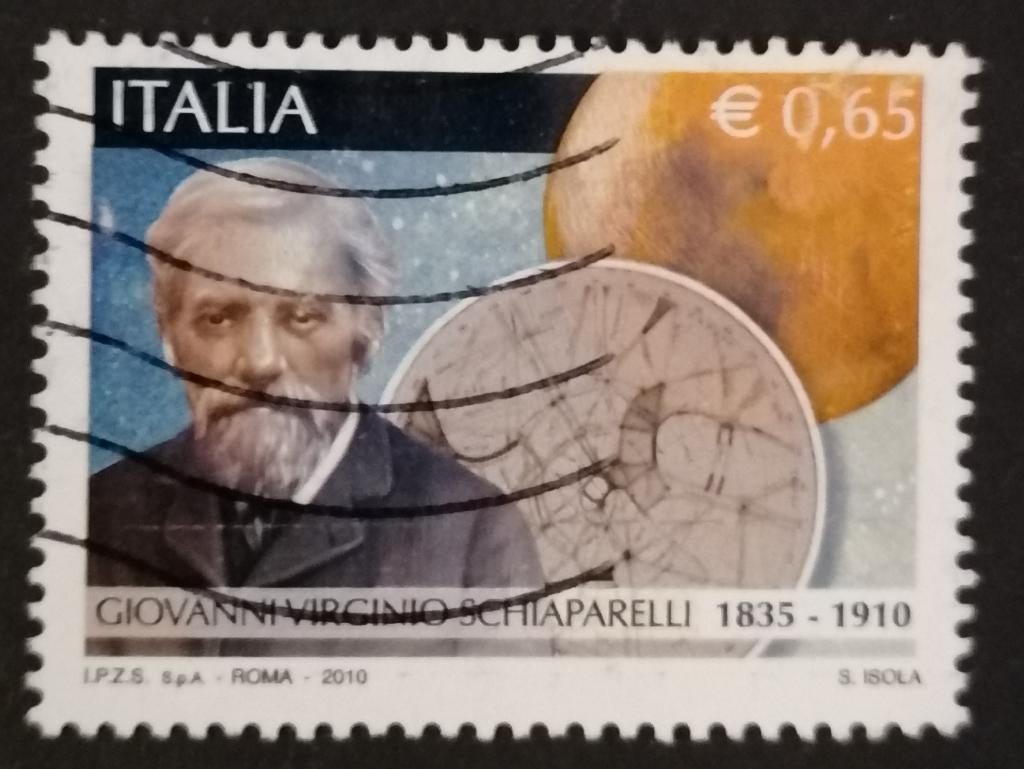 ITALIË - Giovanni Schiaparelli 2010, Verzenden, Gestempeld