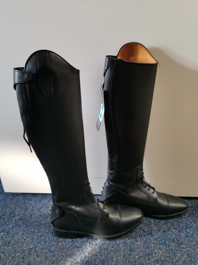 Hkm Latinium style paardrijlaarzen maat 41 M zwart, Eu, Ophalen of Verzenden, Eu, Hkm