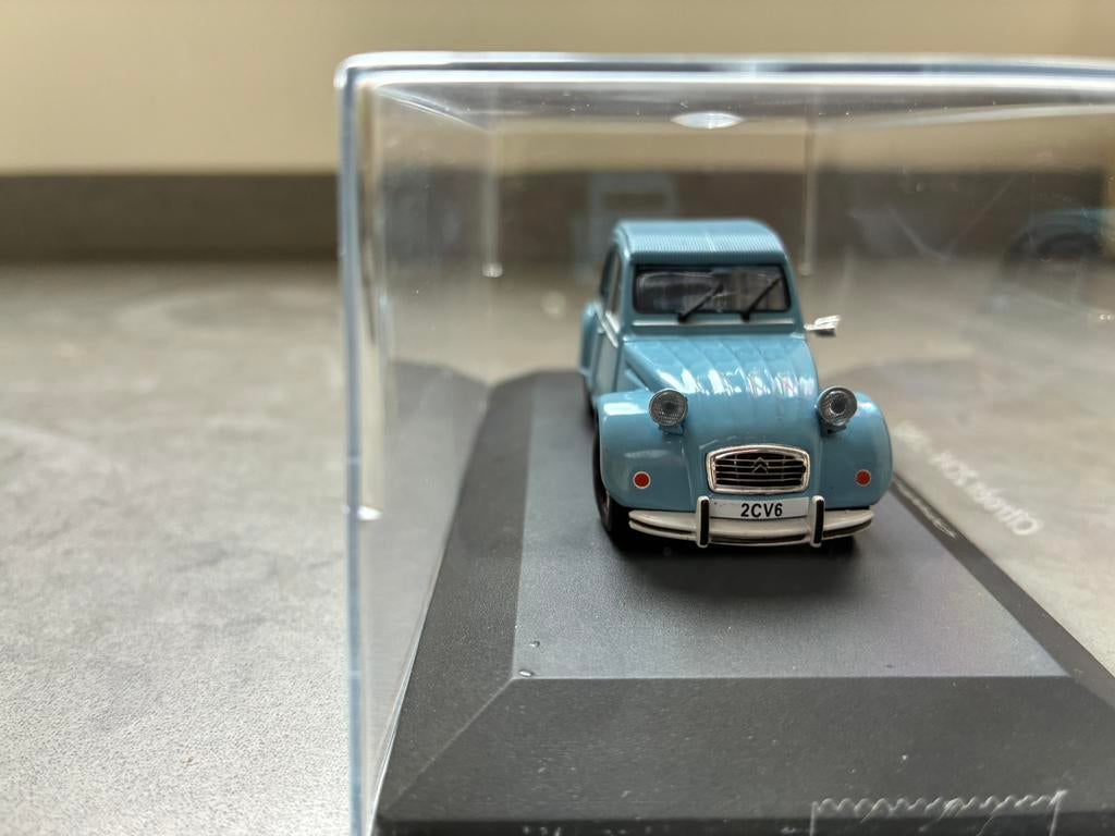 Citroen 2CV6 schaal 1:43, Hobby en Vrije tijd, Modelauto's | 1:43, Ophalen of Verzenden, Zo goed als nieuw, Auto, Overige merken