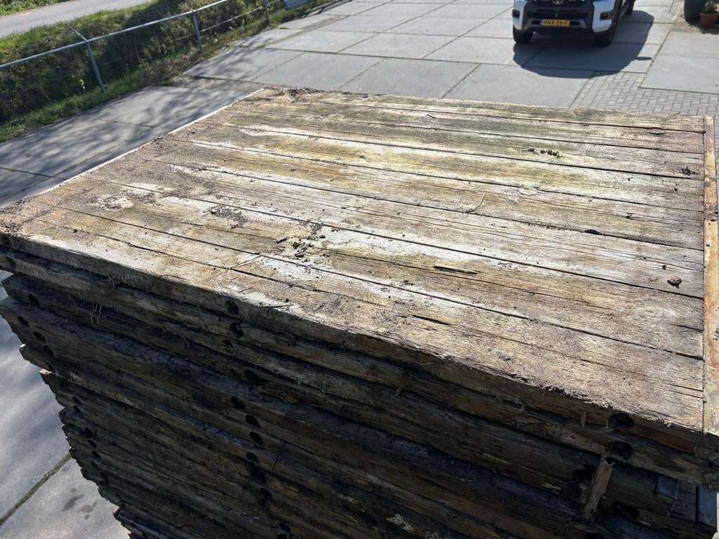 Steenschotten - Robuuste houten platen voor diverse toepassi, Ophalen, Gebruikt, 200 tot 250 cm, Plank