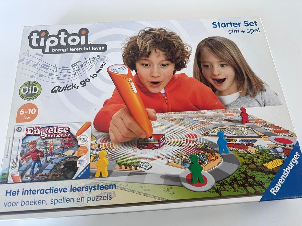 Tiptoi Engelse Detective ONDERDELEN, Ophalen of Verzenden, Gebruikt, Taal en Lezen, Met geluid