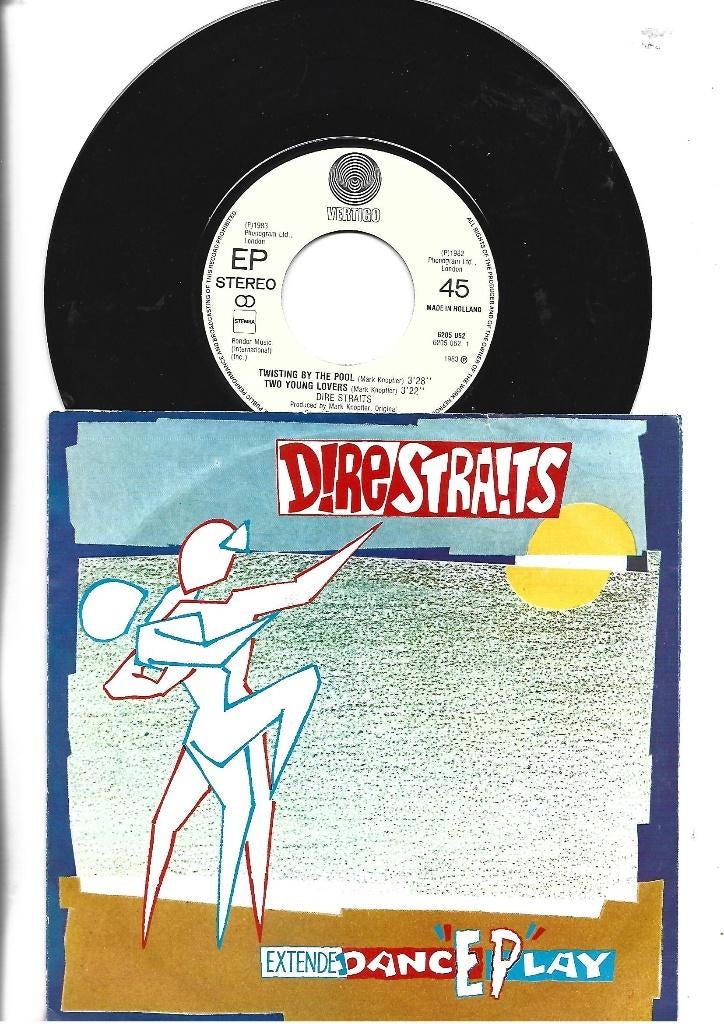 DIRE STRAITS EP SINGLE 7" DANCE EPLAY -1983, Cd's en Dvd's, Vinyl Singles, 7 inch, 1980 - 1989, Ophalen of Verzenden, Pop