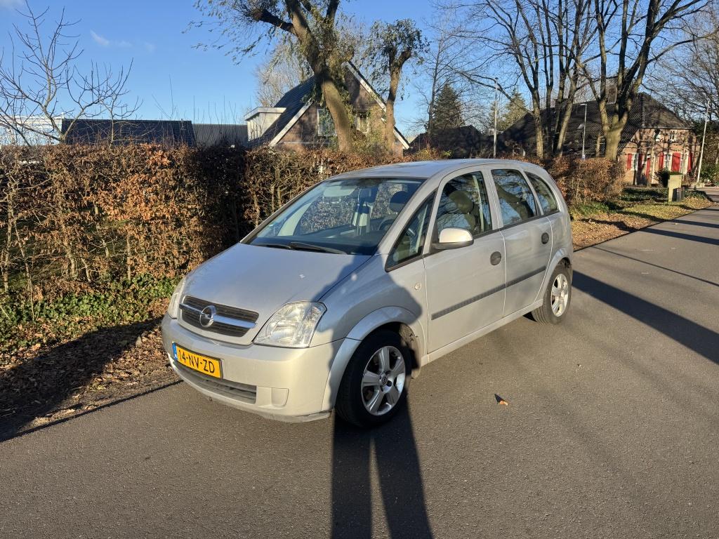 Opel Meriva 1.6-16V Maxx (bj 2004, automaat), Automaat, Gebruikt, 4 cilinders, Grijs