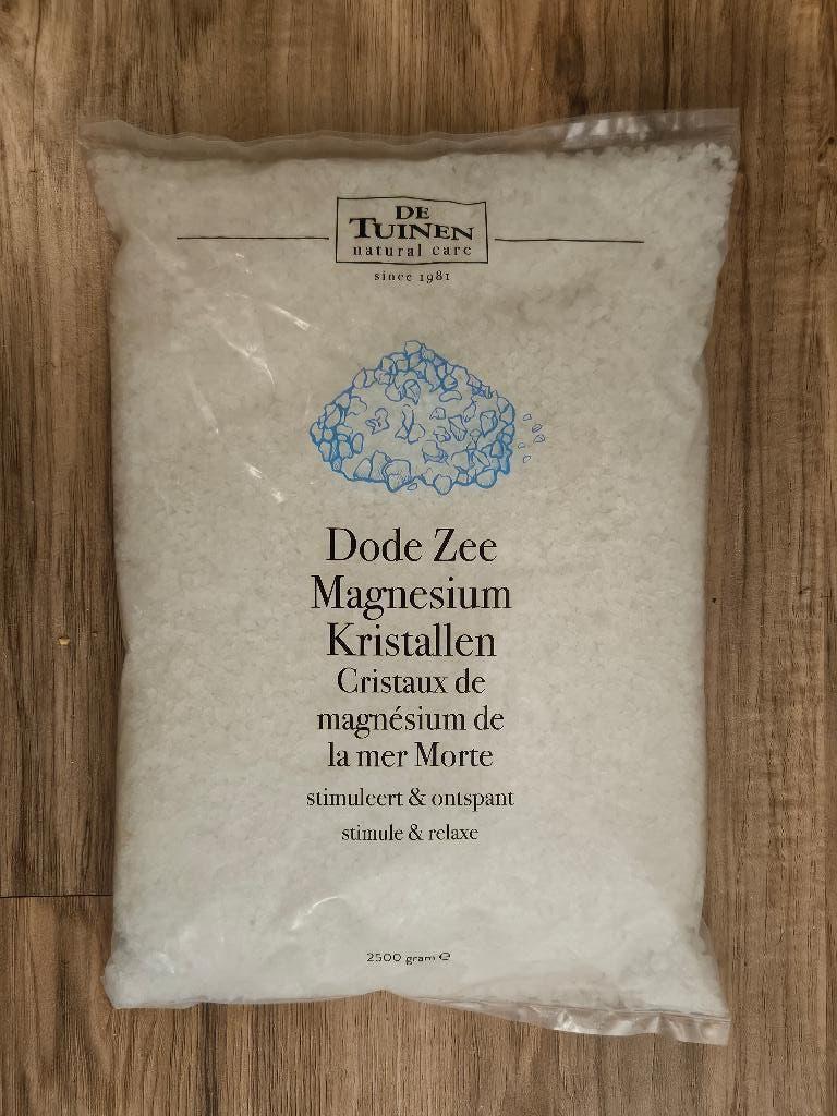 De Tuinen Dode Zee Magnesium Kristallen - 2,5kg - Ongeopend, Sport en Fitness, Ophalen of Verzenden, Nieuw, Overige typen
