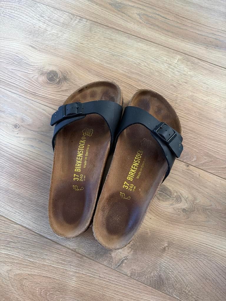 Birkenstock sandalen zwart maat 37, Kleding | Dames, Schoenen, Ophalen of Verzenden, Gedragen, Zwart, Sandalen of Muiltjes