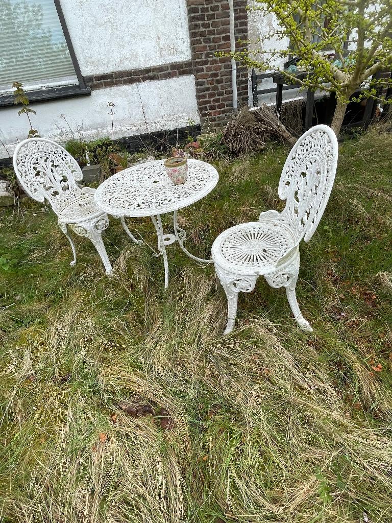 bistro tuinset, Overige materialen, Gebruikt, Tuinset, Ophalen