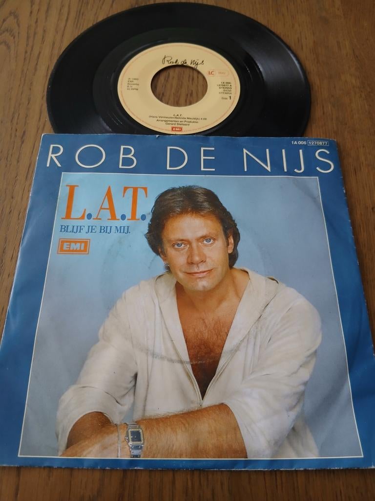 VINYL SINGLE   ROB DE NIJS  1983, Cd's en Dvd's, Overige formaten, 1980 - 1989, Ophalen of Verzenden, Zo goed als nieuw