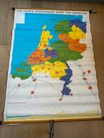 Schoolplaat Nederland, Antiek en Kunst, Antiek | Schoolplaten, Ophalen, Aardrijkskunde