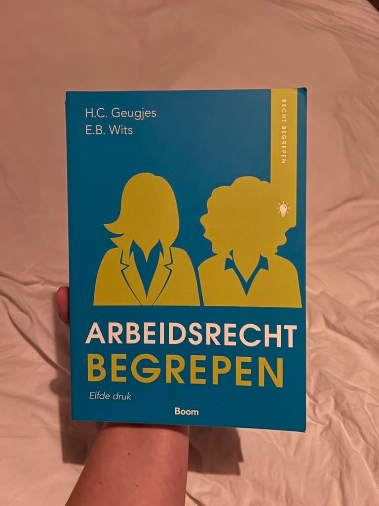 E.B. Wits - Arbeidsrecht begrepen, Boeken, Ophalen, E.B. Wits; H.C. Geugjes, HBO, Zo goed als nieuw