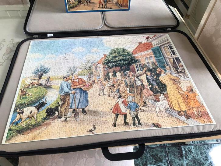 Jetses Puzzel 1000 stukjes - Compleet en Perfecte Staat, Hobby en Vrije tijd, Denksport en Puzzels, Zo goed als nieuw, Legpuzzel