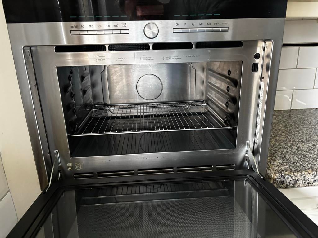 Inbouw magnetron met defecte draaiknop, Witgoed en Apparatuur, Magnetrons, Ophalen, 60 cm of meer, Grill, Magnetron