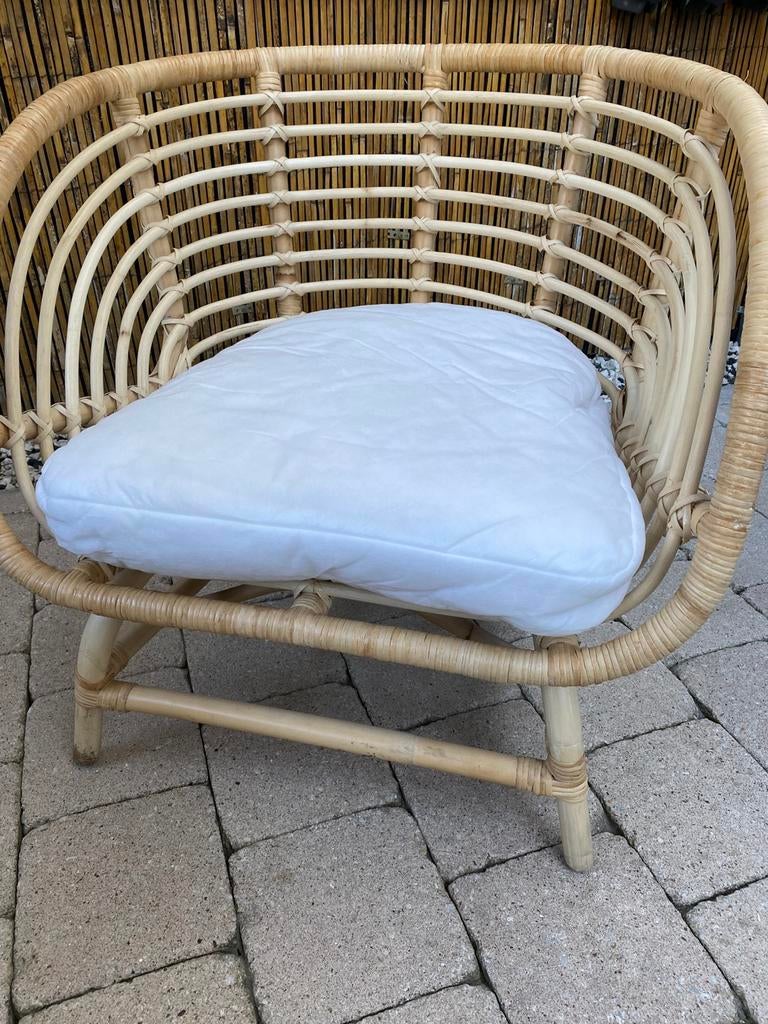 Bamboe stoeltje ikea zgan, Ophalen of Verzenden, Zo goed als nieuw, Rotan