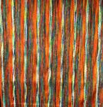 11021 Originele vintage retro stof stoffen gordijnstof Swiet, Wol, Overige kleuren, 120 cm of meer, Ophalen of Verzenden