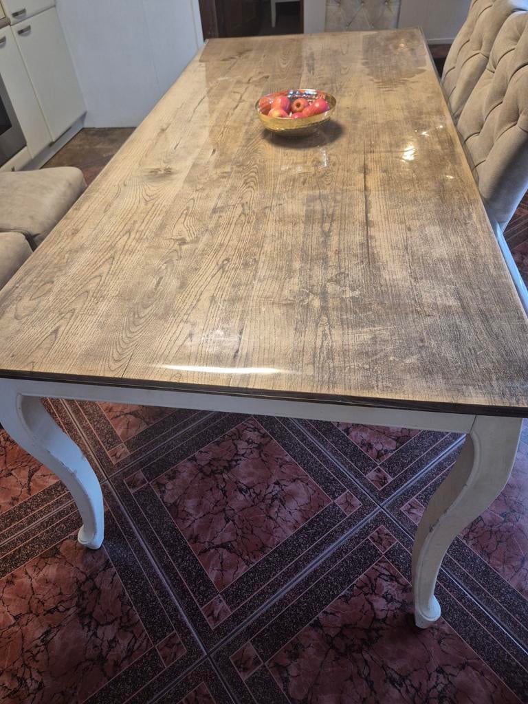 Eettafel 2.20m, Huis en Inrichting, Tafels | Eettafels, Ophalen of Verzenden