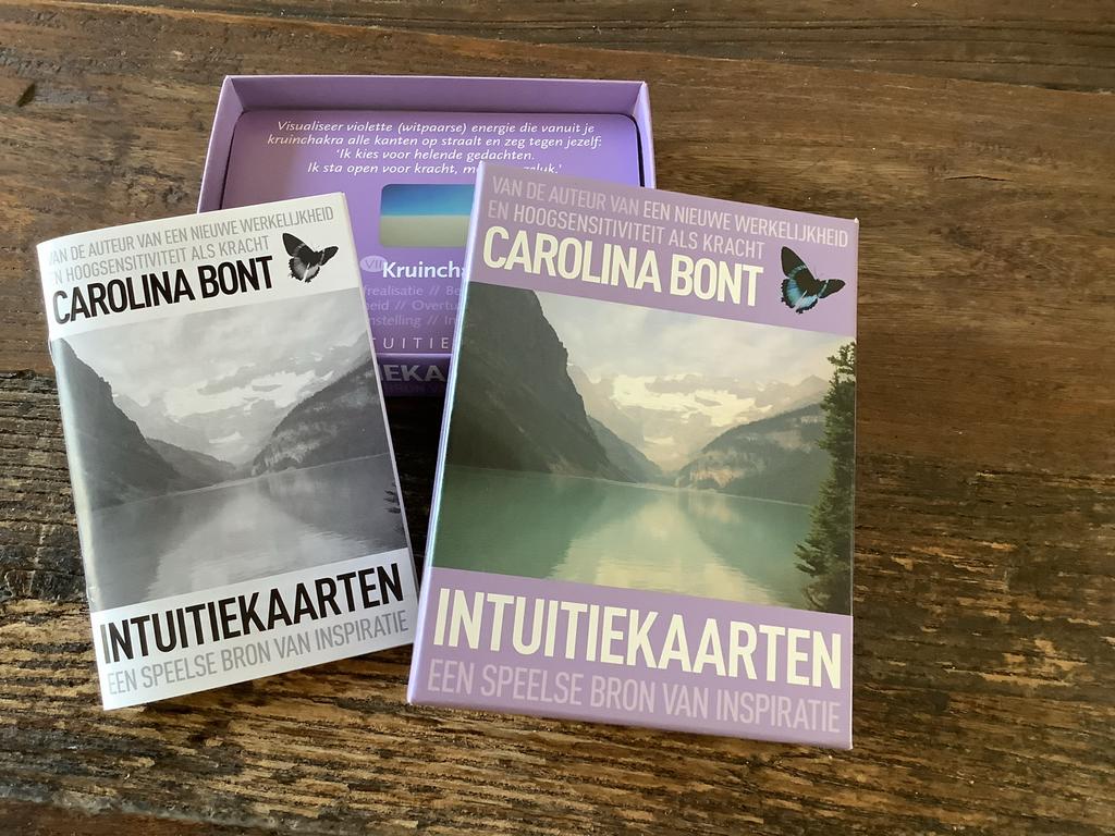 Intuïtiekaarten Carolina Bont, Ophalen of Verzenden, Zo goed als nieuw, Spiritualiteit algemeen, Overige typen