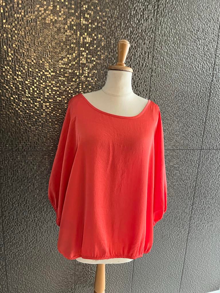 Summum Oranje Blouse maat 44, Ophalen of Verzenden, Zo goed als nieuw, Maat 38/40 (M), Oranje