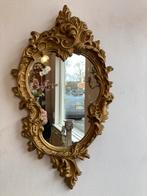 Mooie oude barokspiegel 63 cm hoog, Ophalen, Rechthoekig, Minder dan 50 cm