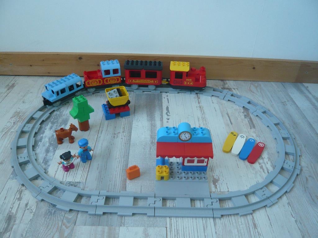 Duplotrein nr 10874, Ophalen of Verzenden, Zo goed als nieuw, Losse stenen, Duplo