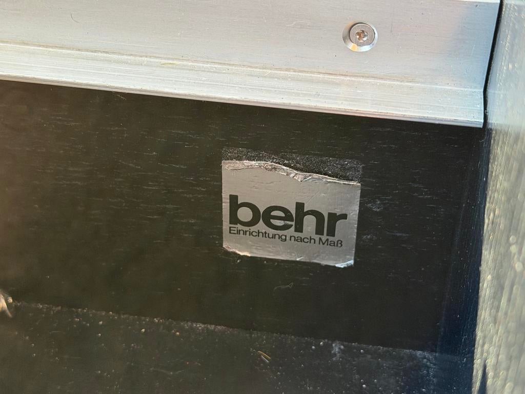 Vintage houten Behr bureau, Ophalen, Gebruikt, Vintage, Overige merken