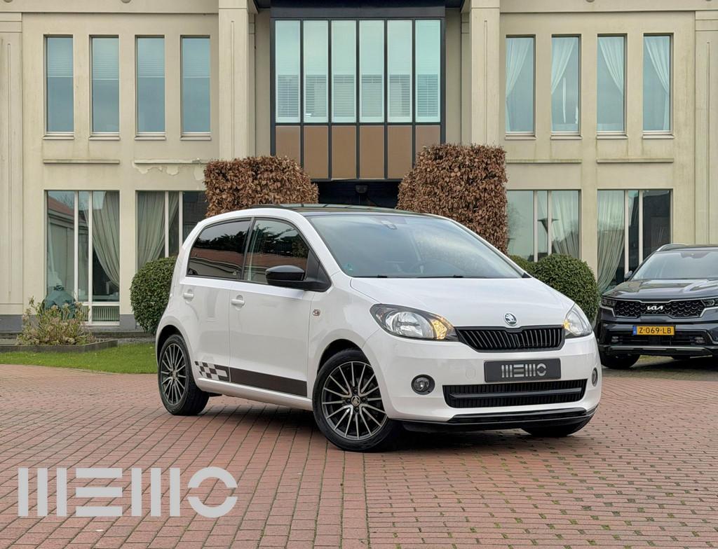 Skoda Citigo 1.0 Greentech Monte Carlo - Panoramadak - Stoel, Auto's, Skoda, Voorwielaandrijving, Euro 5, Stof, Gebruikt