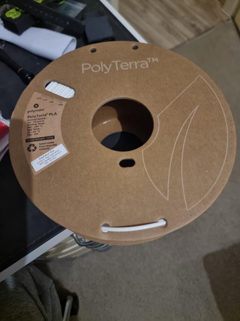 Polyterra PLA WIT 2.85mm 1kg, Ophalen, Zo goed als nieuw