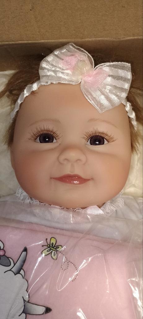 Ashton Drake Reborn Pop "Blessed are the pure of Heart", Kinderen en Baby's, Speelgoed | Poppen, Zo goed als nieuw, Babypop, Verzenden