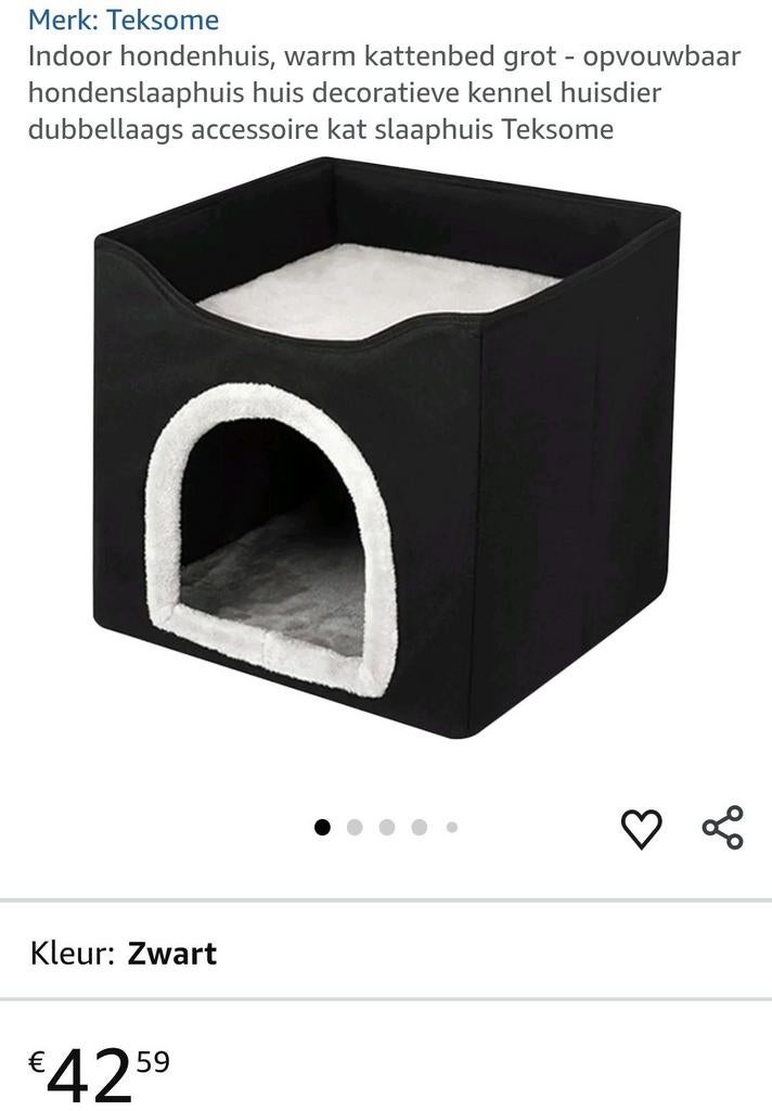 Nieuw Katten Honden Mand 40 / 40, Ophalen, Nieuw