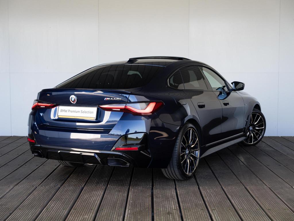 BMW 4 Serie Gran Coupé | M440i | High Executive | M Sportpa, Auto's, Euro 6, Met garantie (alle), Blauw, Vierwielaandrijving