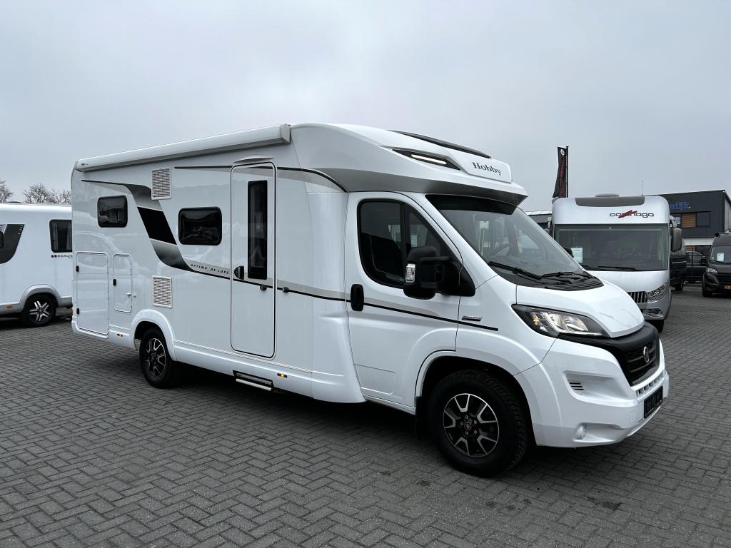 Hobby Optima T65 GE De Luxe Enkele-bedden/2022/Euro-6/140pk, Caravans en Kamperen, Campers, Fiat, Hobby, Bedrijf, Tot en met 3