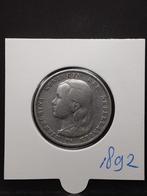 1 gulden 1892 koningin Wilhelmina, Postzegels en Munten, Munten | Nederland, 1 gulden, Zilver, Ophalen of Verzenden, Koningin Wilhelmina
