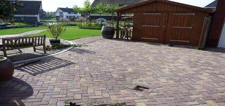 Oude hard gebakken Keiformaat Klinkers Klinkerkeien Broodjes, Tuin en Terras, Tegels en Klinkers, Gebruikt, Keramiek, Klinkers