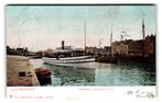 Vlaardingen, Buitenhaven met Brielsche boot, Verzenden, Voor 1920, Gelopen, Zuid-Holland
