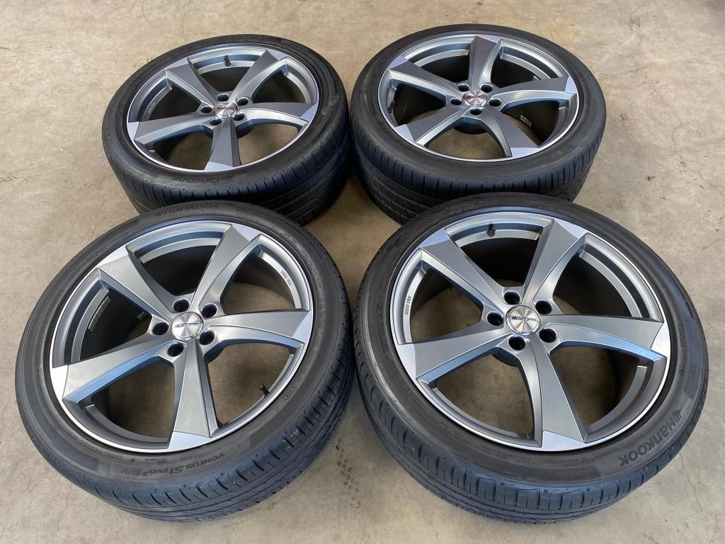 20 inch GMP Ican + zomerbanden velgen VW Tiguan  Audi A6, Gebruikt, 255 mm, Banden en Velgen, Ophalen of Verzenden