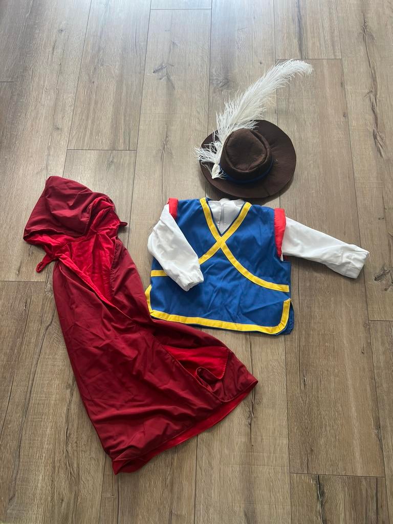 Verkleed kostuum van Disney Prins, Verzenden, Zo goed als nieuw, 104 of kleiner, Jongen of Meisje