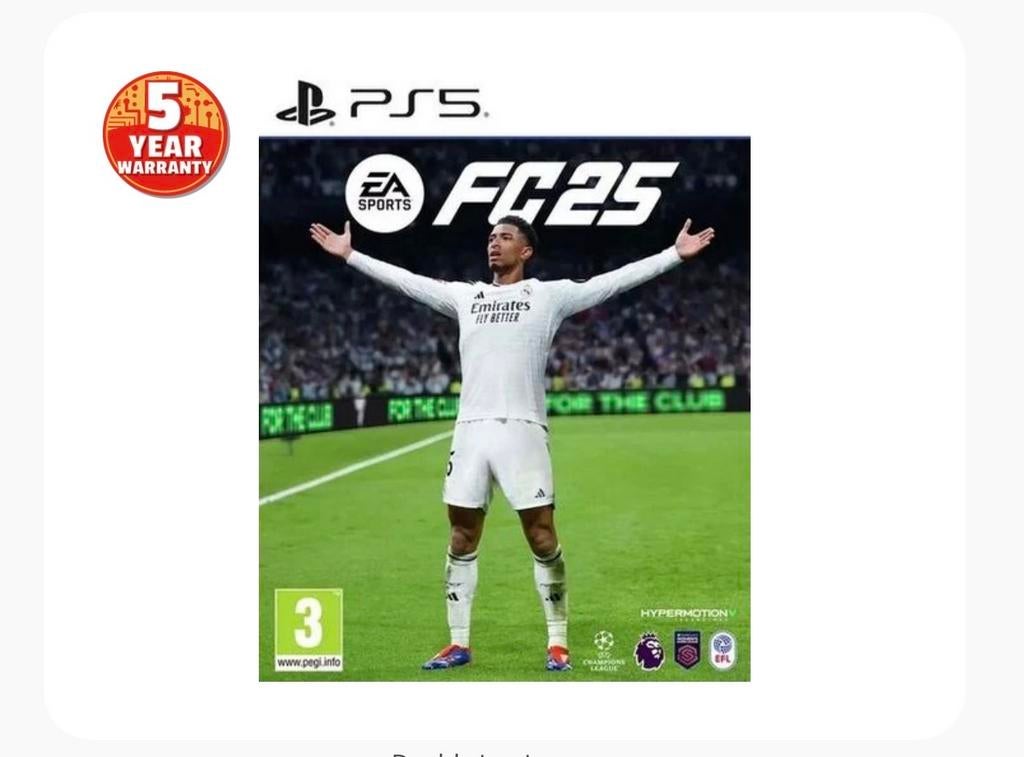 FC 25 voor PlayStation 5 (PS5) - Nieuw, Nieuw, Eén computer, Ophalen of Verzenden, Sport