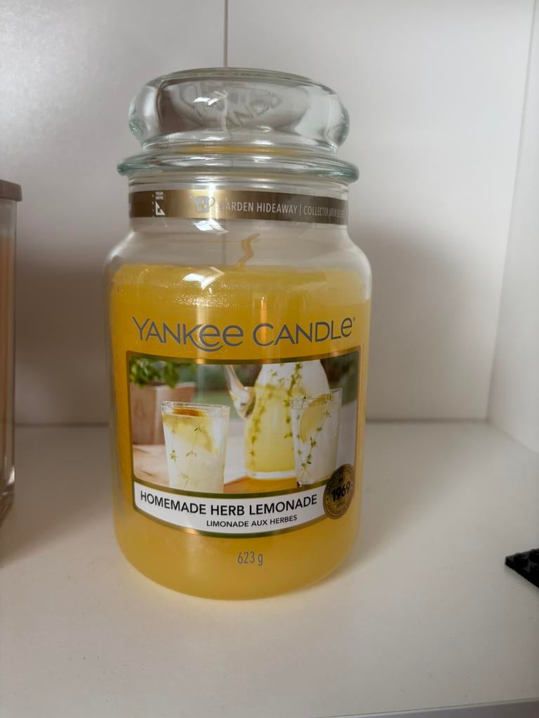 Yankee candle homemade herb lemonade, Ophalen of Verzenden, Nieuw, Overige materialen, Minder dan 25 cm