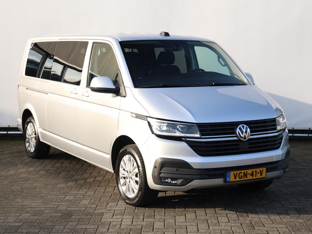 Volkswagen Transporter 2.0 TDI L2 DC Highline 150pk Automaat, Stof, Gebruikt, 150 pk, Volkswagen