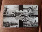 Vlissingen, zwart-wit fotokaart jaren 50 , 5-luik - AUTO's, Ophalen of Verzenden, 1940 tot 1960, Ongelopen, Zeeland
