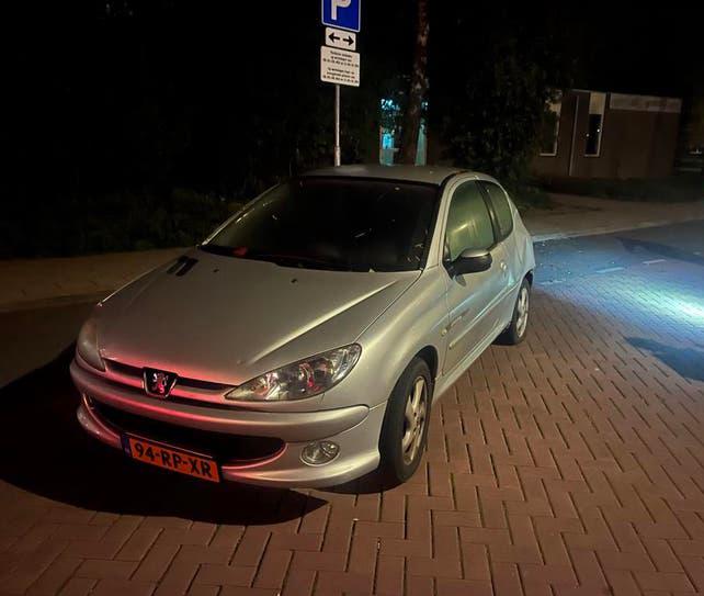 Peugeot 206 1.4 16V XS 3D 2005 Grijs met schade, Ophalen of Verzenden, Gebruikt, Peugeot