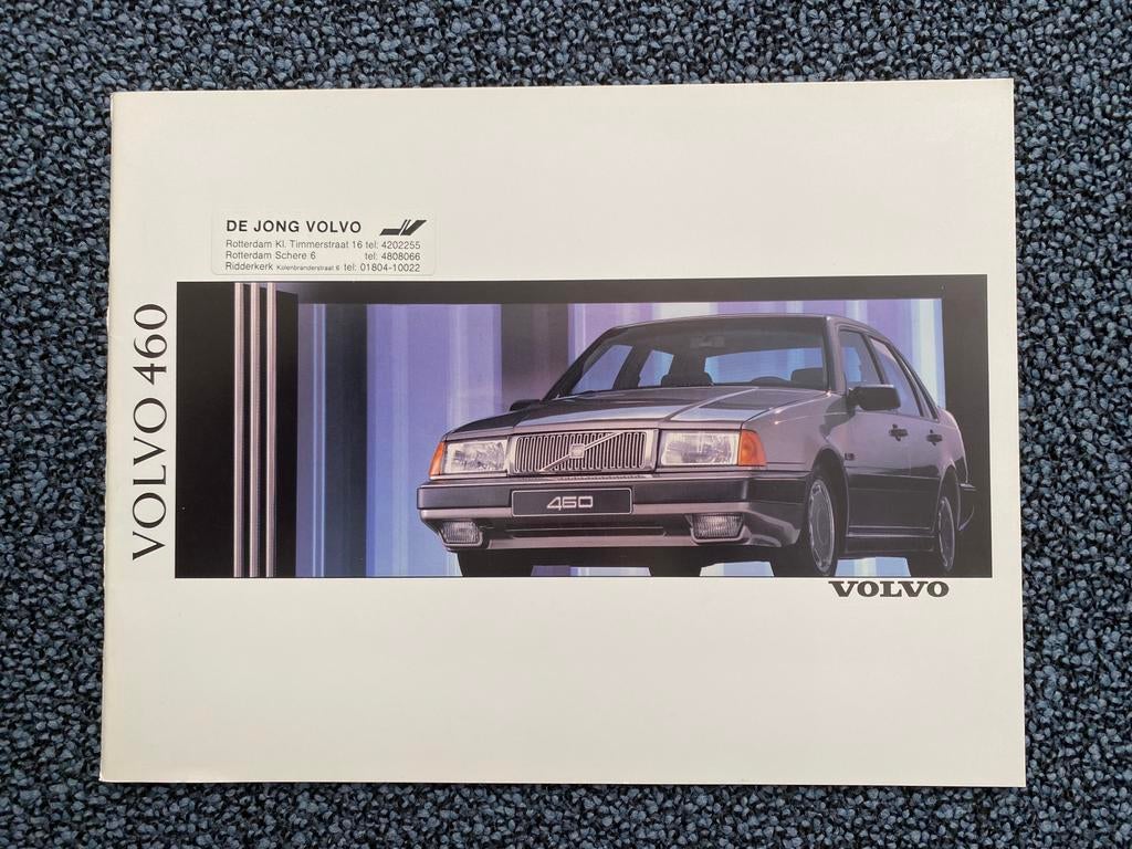 Volvo 460 autofolder (1990), Auto diversen, Handleidingen en Instructieboekjes, Ophalen of Verzenden