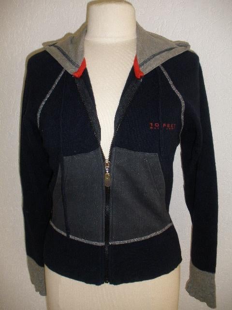 10 FEET vest blauw grijs wol maat XS, Blauw, 10 Feet, Ophalen of Verzenden, Zo goed als nieuw
