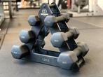 Tunturi Halterset Neopreen Dumbbell Set Gym Fitness Halter, Ophalen, Zo goed als nieuw, Benen, Dumbbell
