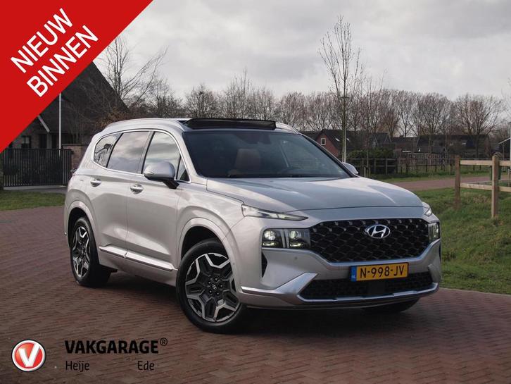 Hyundai Santa Fe 1.6 T-GDI PHEV Premium Plus Sky 7p. | Panor, Auto's, Hyundai, Bedrijf, Te koop, Santa Fe, 360° camera, 4x4, ABS