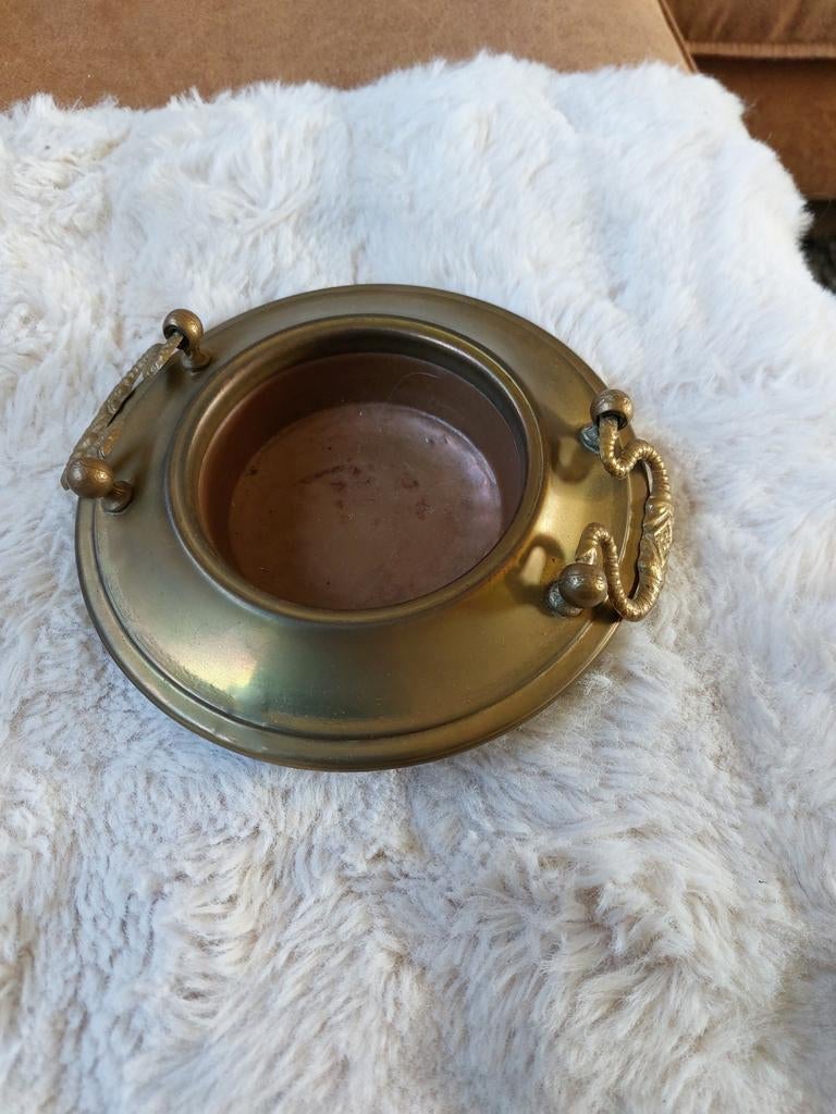 Antieke, koperen Brasero uit 1940, Ophalen of Verzenden