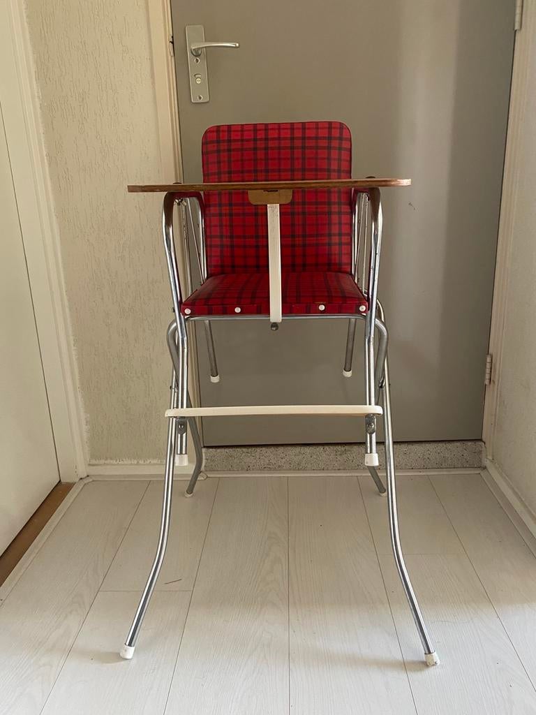 Vintage tafelstoel, kinder stoel jaren ‘70, Kinderen en Baby's, Ophalen, Zo goed als nieuw, Overige typen