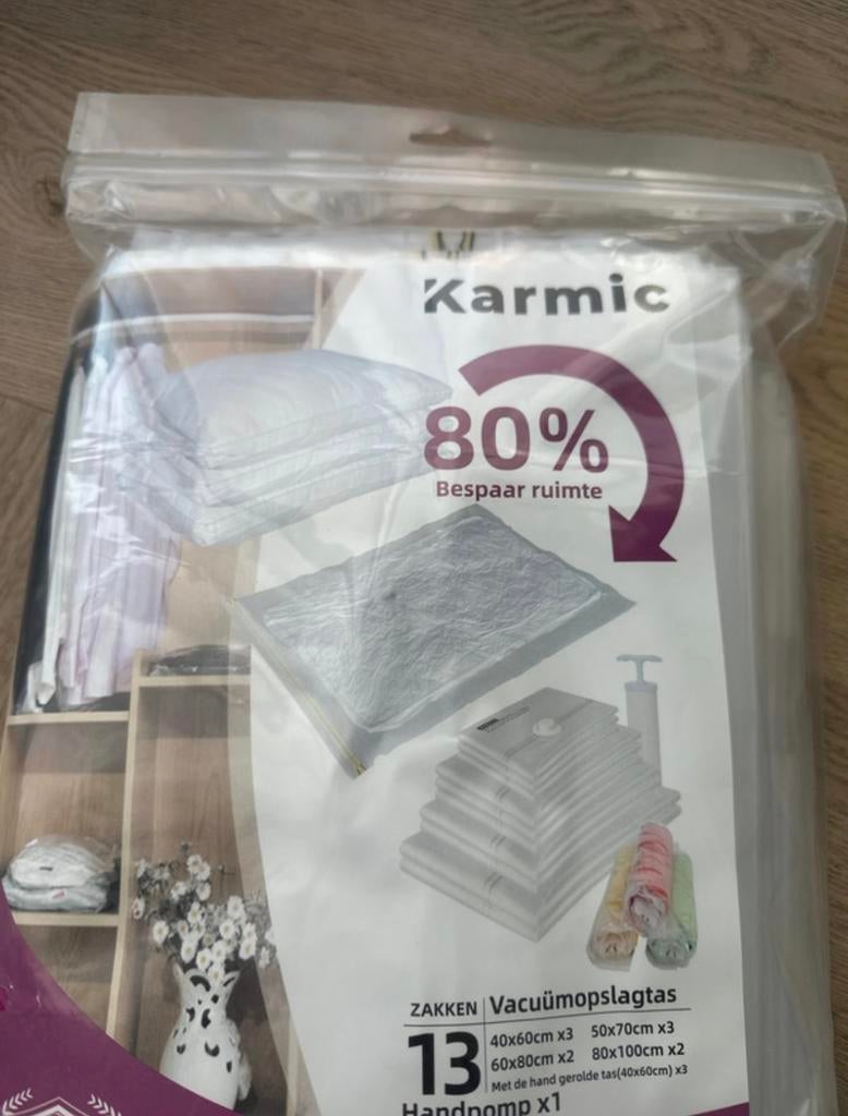 Vacuüm opbergzakken, Ophalen, Nieuw