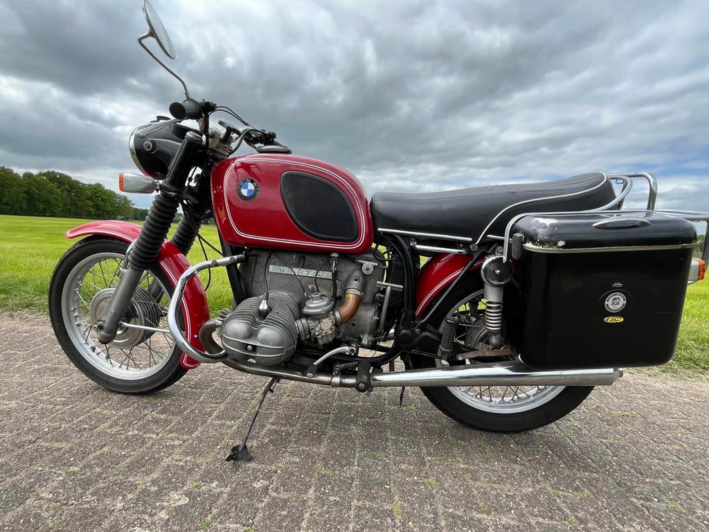 BMW R75/5. 1972, 2 cilinders, Toermotor, Handgeschakeld
